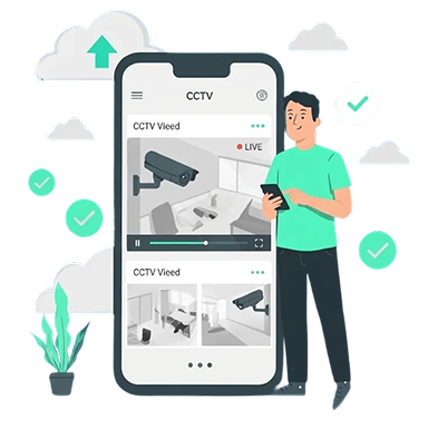 Cloud computing illustration